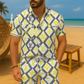 [NEW] Luxury Hawaii Shirt & Short Summer 2025-LX-TSSM102040