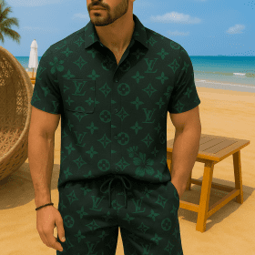 [NEW] Luxury Hawaii Shirt & Short Summer 2025-LX-TSSM10205