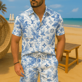 [NEW] Luxury Hawaii Shirt & Short Summer 2025-LX-TSSM102078