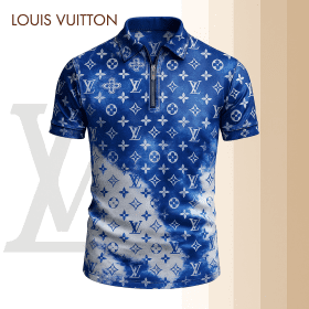 New 2025 Limited Edition High-Quality Printed Zip Polo Shirt for Men-LX-ZPL2025019