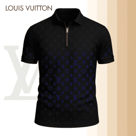 New 2025 Limited Edition High-Quality Printed Zip Polo Shirt for Men-LX-ZPL2025033