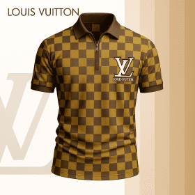 New 2025 Limited Edition High-Quality Printed Zip Polo Shirt for Men-LX-ZPL2025072