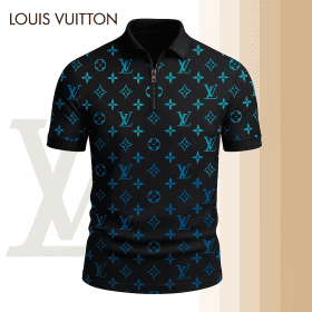 New 2025 Limited Edition High-Quality Printed Zip Polo Shirt for Men-LX-ZPL2025078