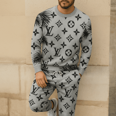 Limited edition 2025 luxury sweater and pants set - LX-SWTAP20250100