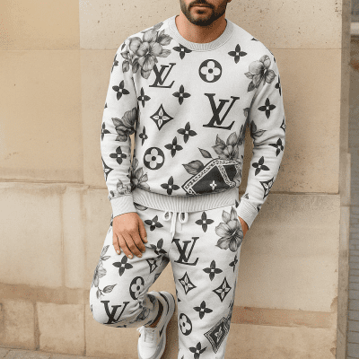 Limited edition 2025 luxury sweater and pants set - LX-SWTAP20250103