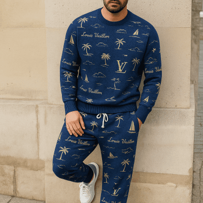 Limited edition 2025 luxury sweater and pants set - LX-SWTAP20250104