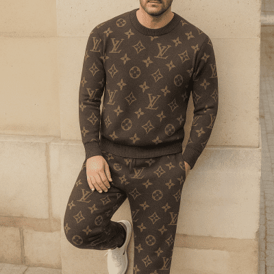Limited edition 2025 luxury sweater and pants set - LX-SWTAP2025016