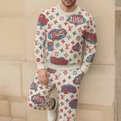 Limited edition 2025 luxury sweater and pants set - LX-SWTAP2025018