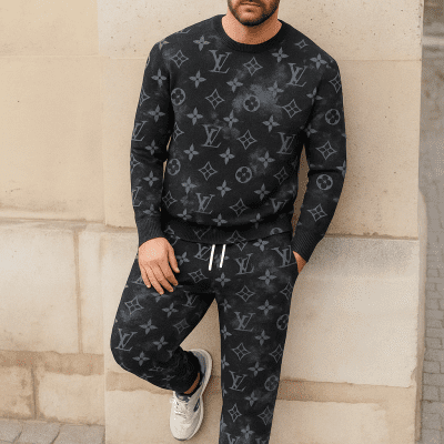 Limited edition 2025 luxury sweater and pants set - LX-SWTAP202502