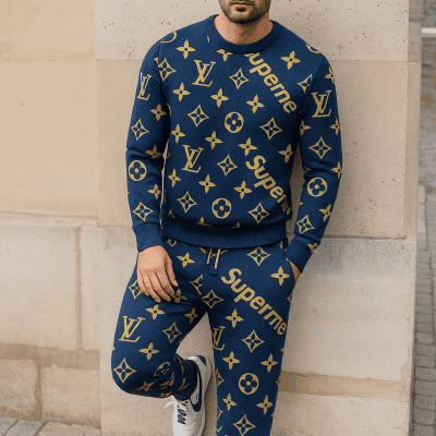 Limited edition 2025 luxury sweater and pants set - LX-SWTAP2025022
