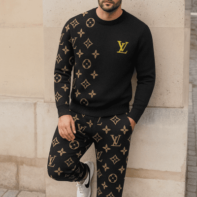 Limited edition 2025 luxury sweater and pants set - LX-SWTAP2025024