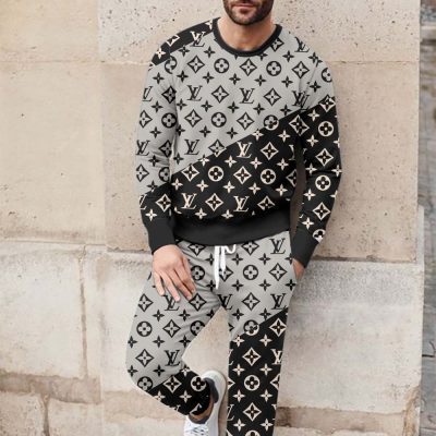 Limited edition 2025 luxury sweater and pants set - LX-SWTAP2025041