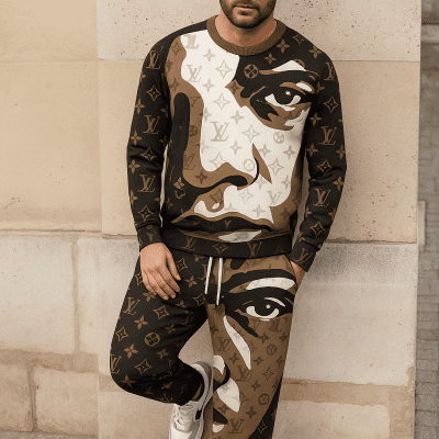 Limited edition 2025 luxury sweater and pants set - LX-SWTAP2025050