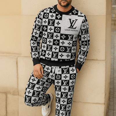 Limited edition 2025 luxury sweater and pants set - LX-SWTAP2025052