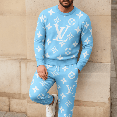 Limited edition 2025 luxury sweater and pants set - LX-SWTAP2025056