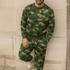 Limited edition 2026 luxury sweater and pants set - LX-SWTAP2025061