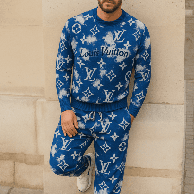 Limited edition 2025 luxury sweater and pants set - LX-SWTAP2025062