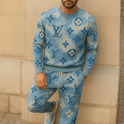 Limited edition 2025 luxury sweater and pants set - LX-SWTAP2025064