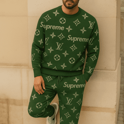 Limited edition 2025 luxury sweater and pants set - LX-SWTAP2025065