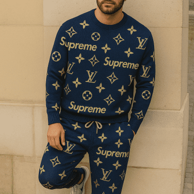 Limited edition 2025 luxury sweater and pants set - LX-SWTAP2025066