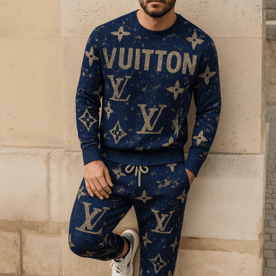 Limited edition 2025 luxury sweater and pants set - LX-SWTAP2025068