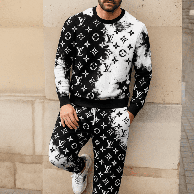 Limited edition 2025 luxury sweater and pants set - LX-SWTAP2025071