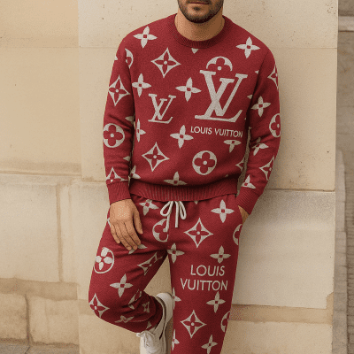 Limited edition 2025 luxury sweater and pants set - LX-SWTAP2025075
