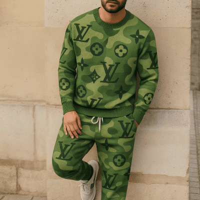 Limited edition 2025 luxury sweater and pants set - LX-SWTAP2025080