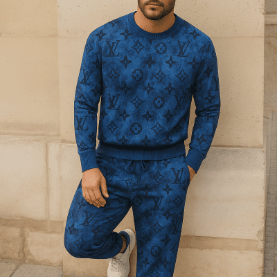 Limited edition 2025 luxury sweater and pants set - LX-SWTAP2025088