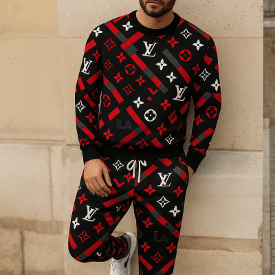 Limited edition 2025 luxury sweater and pants set - LX-SWTAP2025089