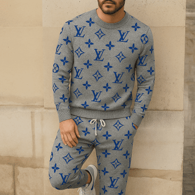 Limited edition 2025 luxury sweater and pants set - LX-SWTAP2025098