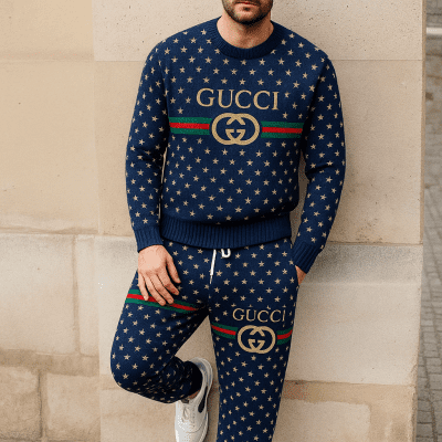 Limited edition 2025 luxury sweater and pants set - LX-SAPGC202501