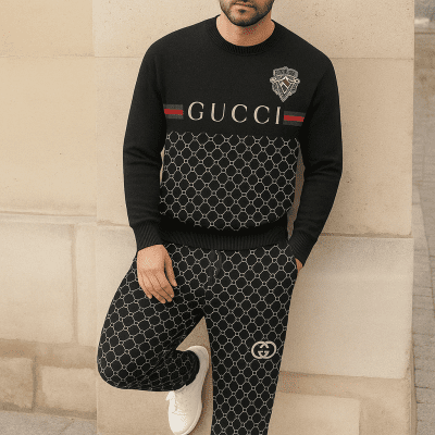 Limited edition 2025 luxury sweater and pants set - LX-SAPGC2025030