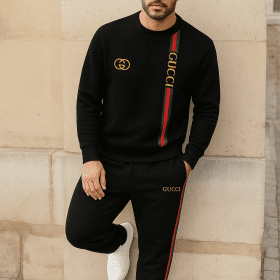 Limited edition 2025 luxury sweater and pants set - LX-SAPGC2025043