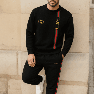 Limited edition 2025 luxury sweater and pants set - LX-SAPGC2025043