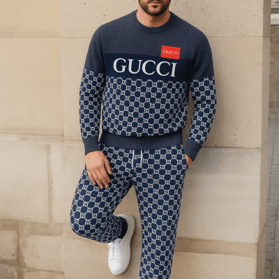 Limited edition 2025 luxury sweater and pants set - LX-SAPGC2025045