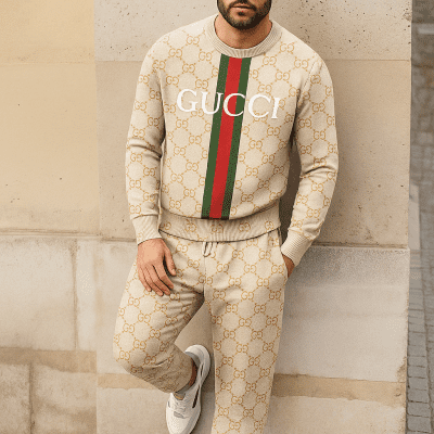 Limited edition 2025 luxury sweater and pants set - LX-SAPGC202505