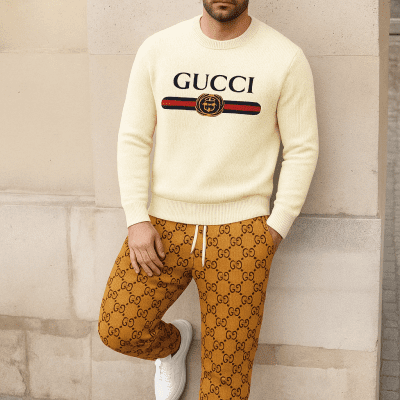 Limited edition 2025 luxury sweater and pants set - LX-SAPGC2025054
