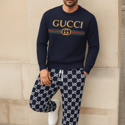 Limited edition 2025 luxury sweater and pants set - LX-SAPGC2025056