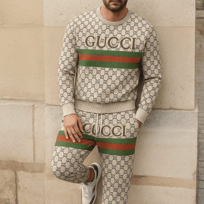 Limited edition 2025 luxury sweater and pants set - LX-SAPGC202506