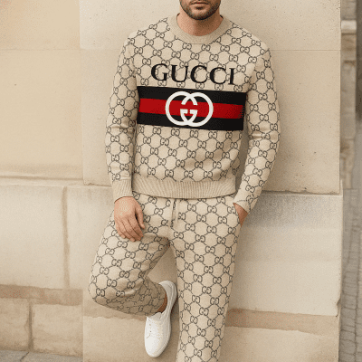 Limited edition 2025 luxury sweater and pants set - LX-SAPGC2025063