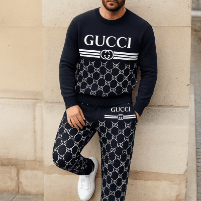 Limited edition 2025 luxury sweater and pants set - LX-SAPGC2025070